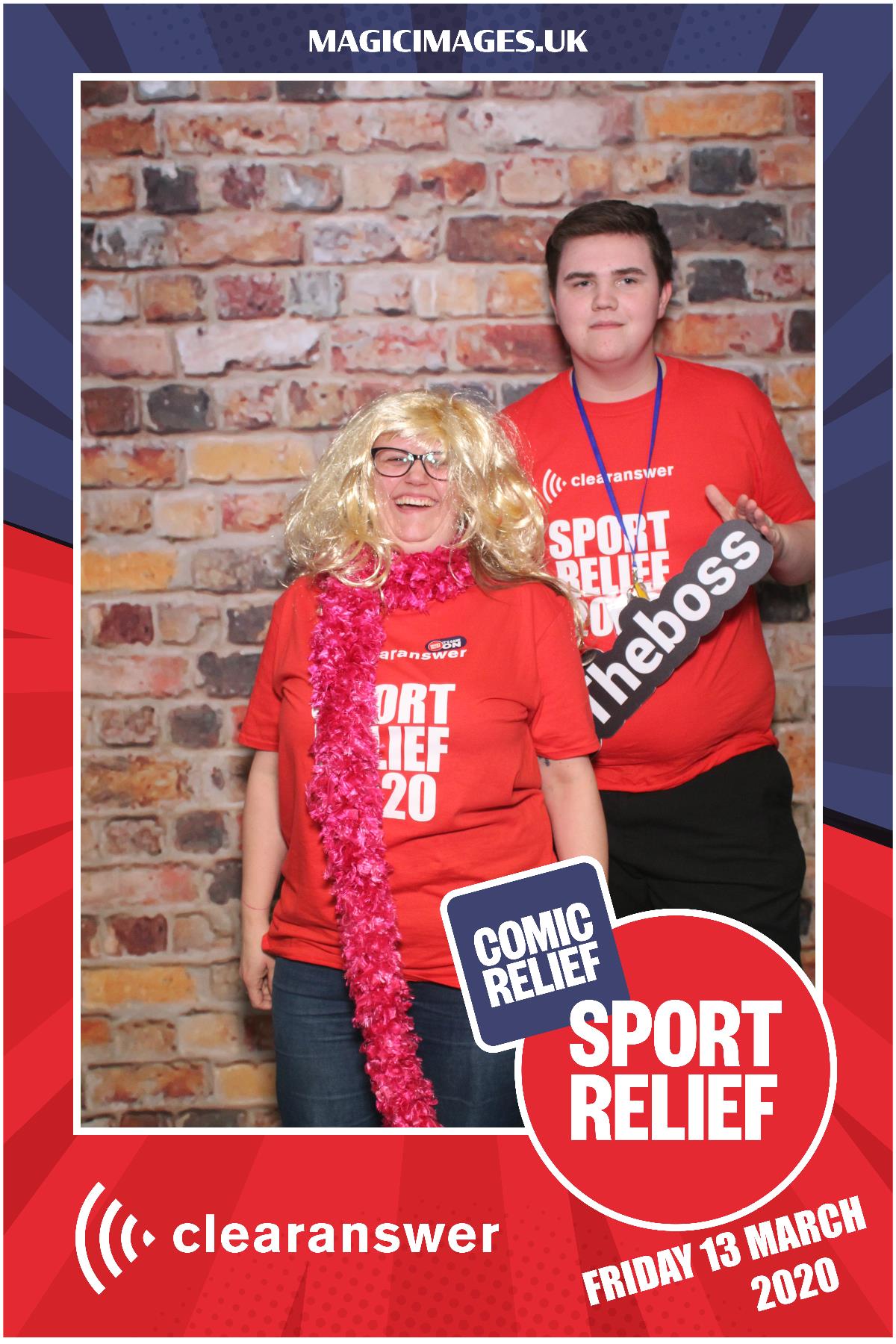 Clear Answer Sport Relief | View more photos from the event at gallery.magicimages.uk/u/MagicImages/Clear-Answer-Sport-Relief